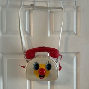 Dolls Kill Red and White Telephone Bag - Excellent Condition! Super Cute!